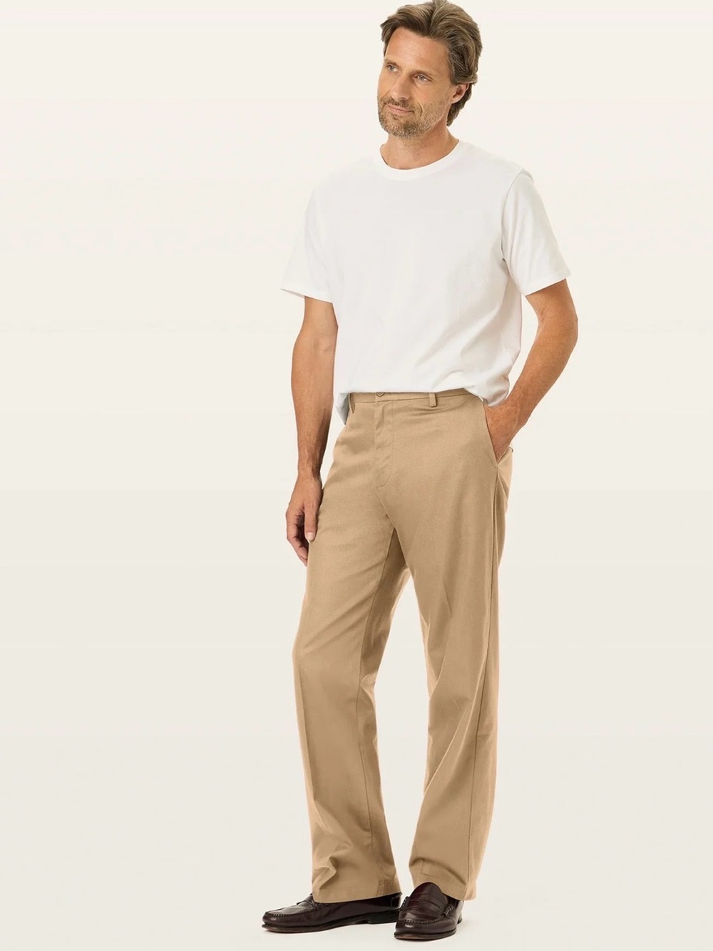 Dockers Iron Free Khaki Straight-Leg Chinos size 38x32